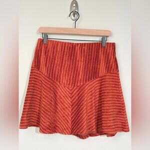 Free People Size L Women’s Mini Swing Skirt Retro 70s 80s Vibe Festival Outfit